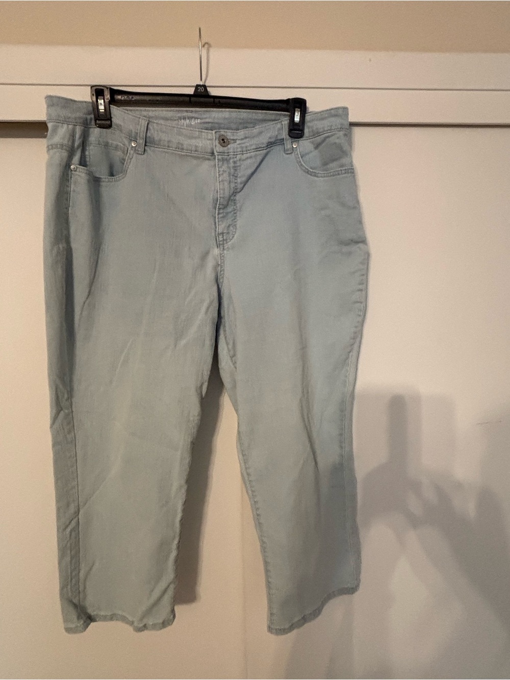 Style & Co. Light Blue Cropped Jeans - Women's Ankle